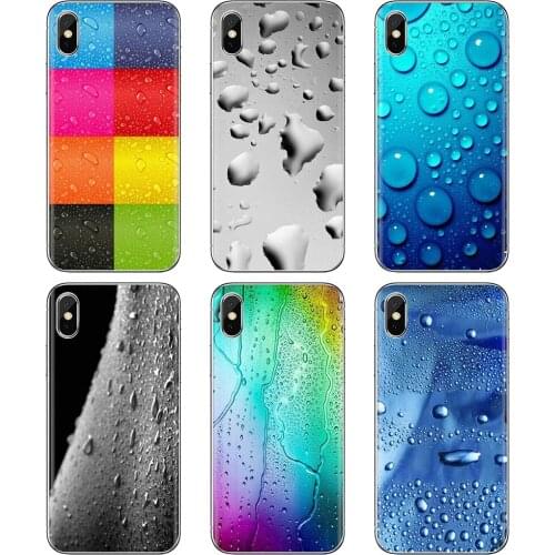 Awesome Silicone Phone Case For Xiaomi Mi 5X 6X Mix 1 2 2S 3 Mi5 Mi5S Mi6 Mi3 Mi4 poco X3 nfc F2 Pro M3 water drop rain