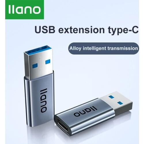 LLANO USB3.0 To Type-c Converter For Redmi Charger High-speed Data Transmission Type-c To USB OTG Adapter For USB Mouse Keyboard