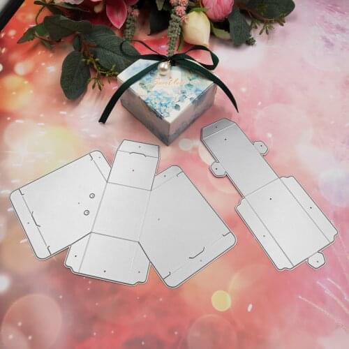 Diamond shaped box metal cutting dies 2020 new DIY scrapbook paper card decorative craft embossing mold