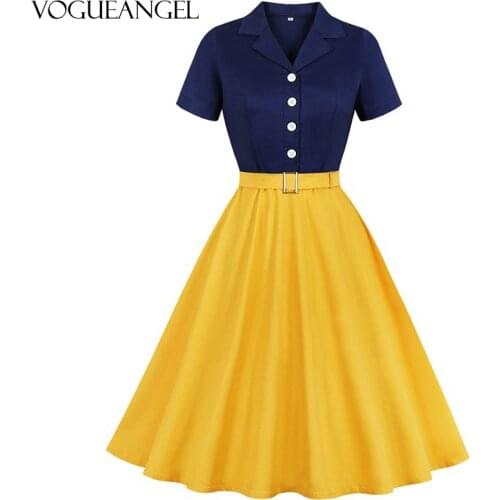 Синие летние платья VOGUEANGEL China At AliExpress