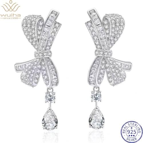 Женские золотые серьги WUIHA China At AliExpress