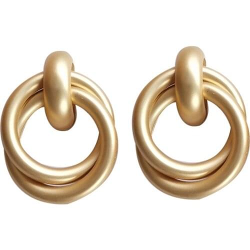 Yuedane Women's Gold Earrings