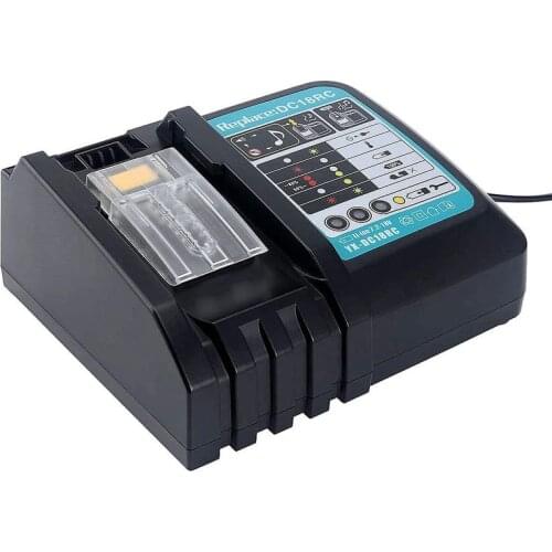 Free shipping DC18RCT Li-ion Battery Charger 3A Charging Current for Makita 14.4V 18V BL1830 Bl1430 DC18RC DC18RA Power tool