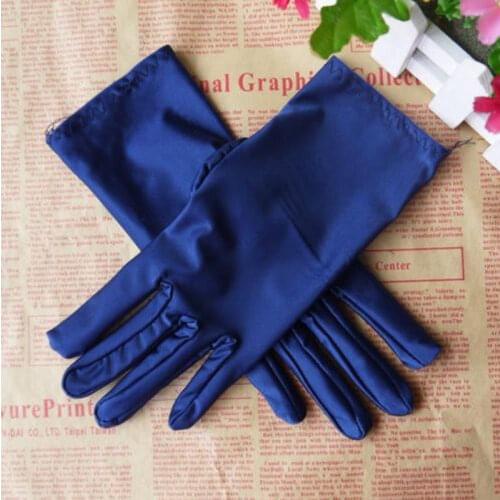 Evening Party Formal Prom Stretch Satin Gloves Women Fashion Lady Girl Dressy Gloves Accessories luvas de inverno feminina