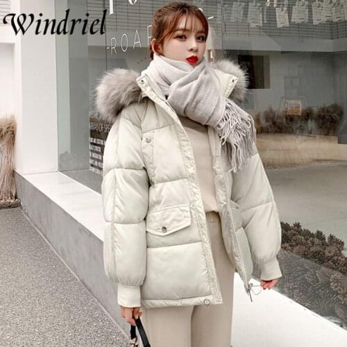Winter Coat Women Thicken Warm Parkas Hooded Padded Clothing Female Loose Casual Winter Jacket Outerwear casaco mujer Windriel