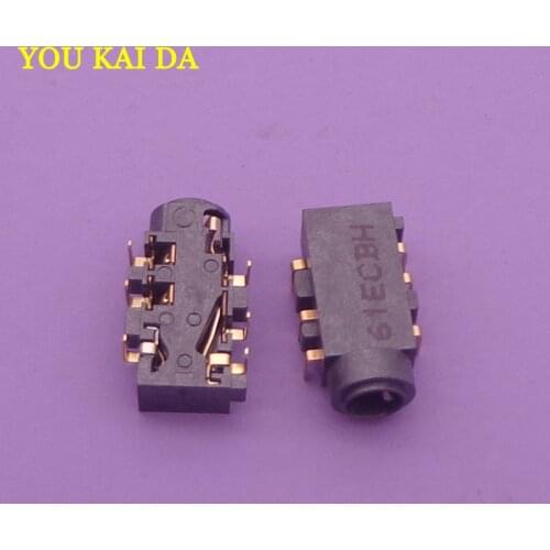 1-30pcs/lot Audio Combo Jack Connector for Asus N550 N550JA N550JK N550JV N550LF Q550LF etc headphone Port 6-pin