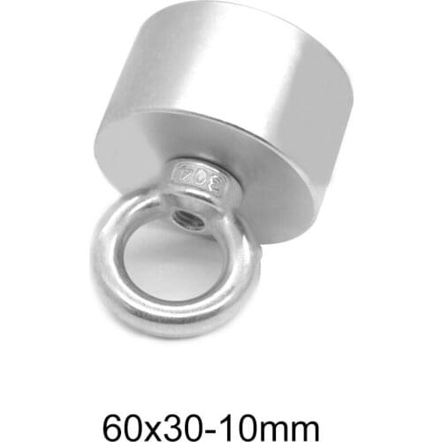 1PC 60x30-10 Big Round Powerful Strong Magnet 60mm X 30mm Thick Disc Neodymium Magnet 60*30-10 Permanent Magnet 60*30 Hole 10mm