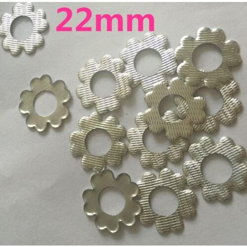 1440pc/10gr 22*10mm Embossed Hot fix Nailhead Wintersweet Hole Cutting Rhinestuds DIY Spike Clothes Accessory Metal Rhinestones