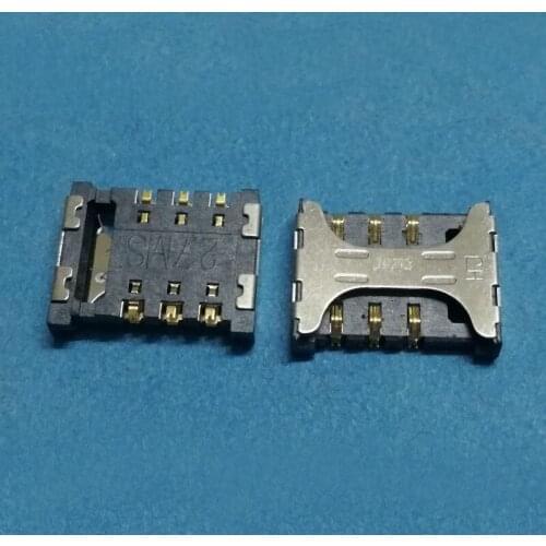 2Pcs Reader Sim Card Socket For Samsung Galaxy J3 Pro J3Pro J3119 J3110 J4 Plus J4Plus J415 I9152 Slot Tray Holder Connector