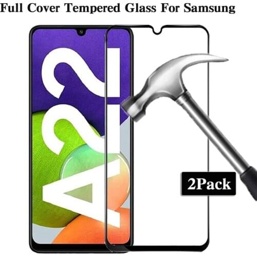 2Pack Protective Glass For Samsung Galaxy A22 5G Tempered Glasses Screen Protectors Film A 22 A32 5G Glas On Galaxi A22 SM-A226B