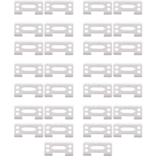 30Pcs 28 Teeth Zirconia Ceramic Clipper Blade for Wahl Senior Clipper