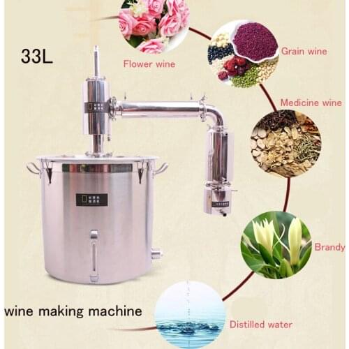 33L/71L Commercial Wine Brewing Device Liquor Making Machine Automatic Wine Making Machine Household Wine Steamer