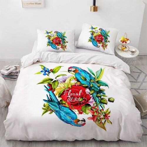 3D Bed Linens Bedding Sets Quilt Covers Pillow Shams Duvet Cover Sets Bedclothes Twin Double Single Nordic Spring Home Textile