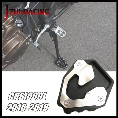 Motorcycle Accessories Kickstand Foot Side Stand Extension Pad Support Plate For Honda CRF1000L Africa Twin ABS DCT 2016-2019