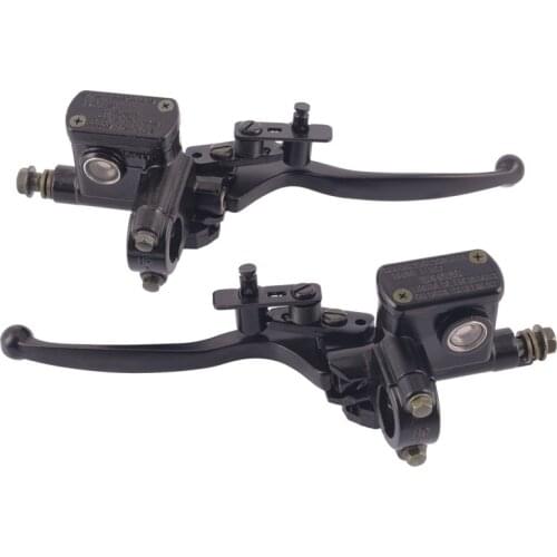 ATV Left right Side Hydraulic Brake Master Cylinder Lever 22mm Fit To 50cc 110cc 125cc 150cc 250cc buggy Quad Free shipping