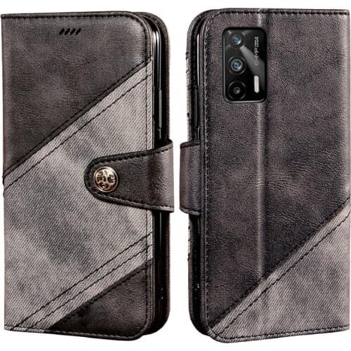 Flip Case For Realme GT 5G Book Leather Case Shockproof Bumper Flip Case For Realme RMX2202 Cover