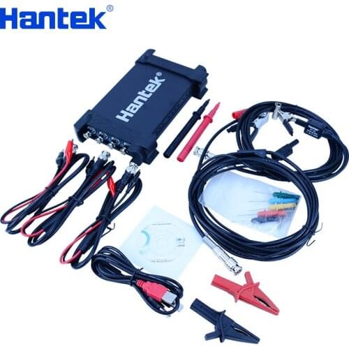 Hantek 6254BE Digital Storage Oscilloscope 4 Channels 250Mhz Bandwidth Automotive Oscilloscopes USB PC Osciloscopio