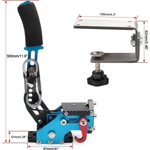 1Pc Racing Games Sensor USB Handbrake Sim analog linear game drift handbrake racing steam game handbrake Red/Blue/Black kits