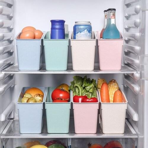 Drink Bottle Holder Vegetable Storage Organizer Box Breathable for Frige Kitchen Home Accessories