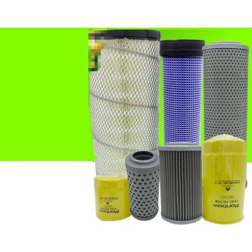 For DOOSAN DH60-7 DX DAEWOO oil grid diesel grid air filter element hydraulic in and out of the oil filter excavator accessories