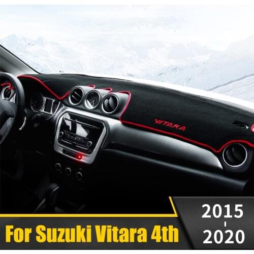 For Suzuki Vitara 4th 2015 2016 2017 2018 2019 2020 Car Dashboard Cover Dash Mat Sun Shade Pad Instrume Panel Carpet Accessories