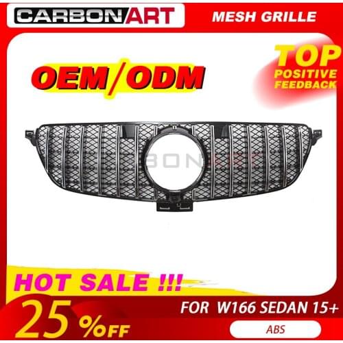 Gle W166 W292 GT grille for benz GLE classGT front bumper racing grille for MB GLE coupe GLE300 GLE400 GLE450 fashion