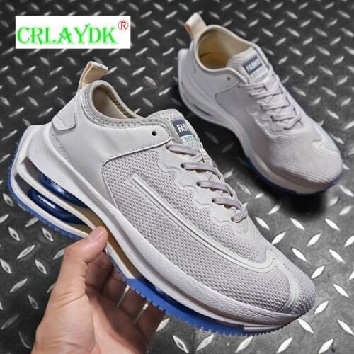 CRLAYDK Fashion Air Cushion Sneakers for Men Shoes Sports Running Outdoor Increased Breathable Casual Tennis Chaussures Hommes