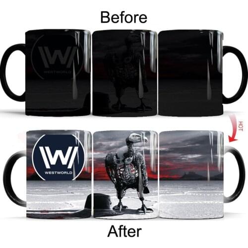 TV show Westworld mug creative ceramic coffee mugs changed color magic milk tea cup gift mug for yourself or your friends