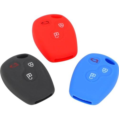 LEEPEE Car Key Shell Replacement Key Bag Case Car-styling Car Key Protector Remote Car Key Cover For Renault 3 Buttons