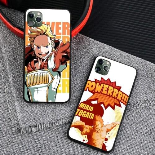 Mirio Togata My Hero Academia anime For iPhone 6 6s 7 8 Plus X XR XS 11 Pro Max soft silicone Phone case cover shell