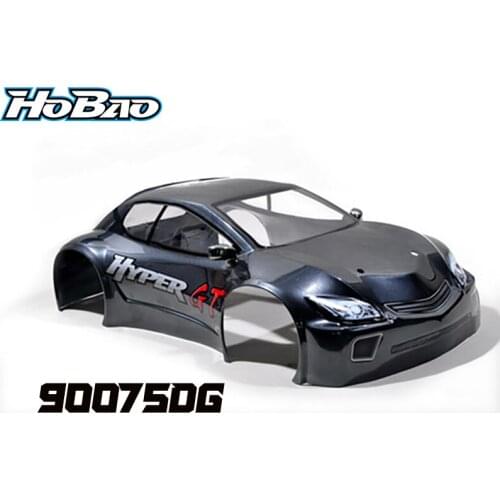 OFNA/HOBAO RACING 90075DG HYPER GT NEW PAINTED BODY SHORT(GRAY) FOR 1/8 HYPER GTS/GTB NITRO/ELECTRIC ON-ROAD