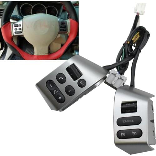 Original Steering wheel control buttons with FOR Nissan LIVINA 2007-2010 FOR Nissan TIIDA 2005-2008 For SYLPHY 2005-2019