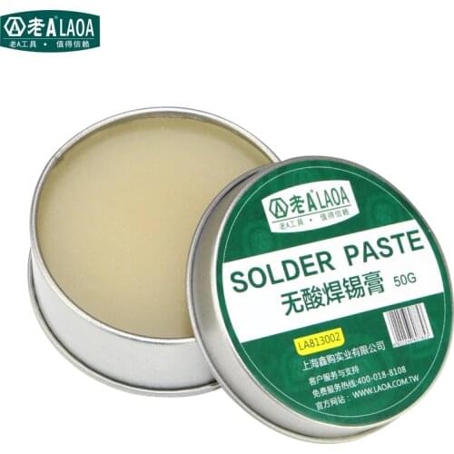 LAOA 25g 50g No Acid SMD Soldering Paste Flux Grease SMT IC 10cc Repair Tool Solder PCB