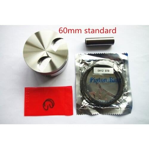 Piston kit 60mm STD for Robin Subaru EH12 EH12-2D EH12-2B MIKASA MT-75 4.0HP engine rammer petrol stamper compactor replacement