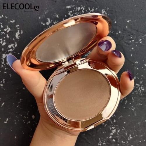 ELECOOL Pressed Face Makeup Maquiagem 3D Bronzer Shadow Palette For Face Nose Cream Texture Contour Iluminador Makeup Highlight