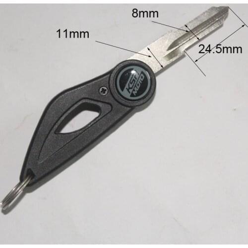 Foldable Motorcycle Key Blank with KSR MOTO logo For Generic Code 125 150 RIDE BLUR 125 150