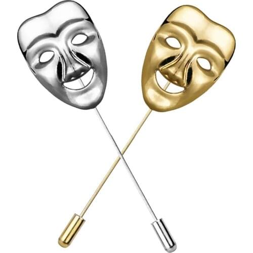 Creative Man Alloy Brooch Pin Party Wedding Lapel Suit Dress Sweater Decor Brooch Pin