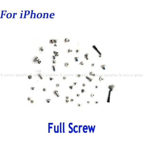 Full Screw Set Replacment for iPhone 4 5 5C 5S 6 6S 6Plus plus 7 8 7Plus X XS max XR 11 12 pro with Bottom Pentalobe Screws