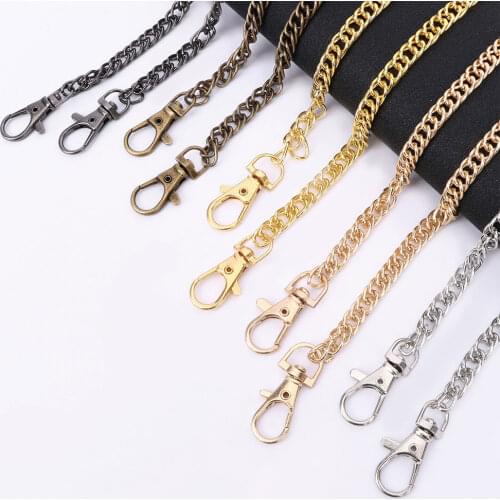 1PC Bag Accessories Women Metal Purse Chain Strap Handle Replacement For DIY Handbag Shoulder Crossbody Bag Light Purse Chain