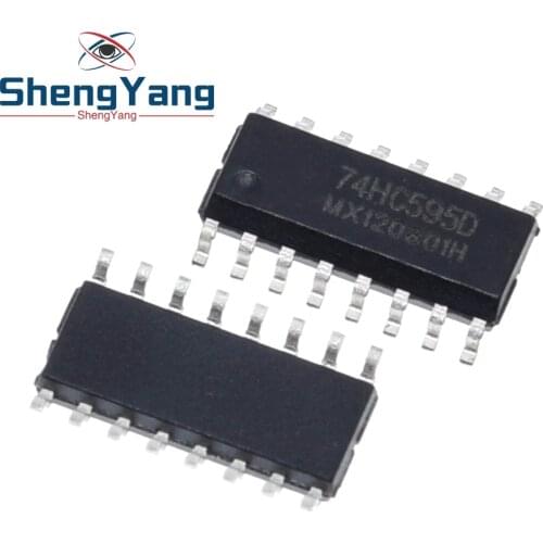 10pcs/lot SN74HC595D 74HC595D 74HC595 SOP-16 In Stock