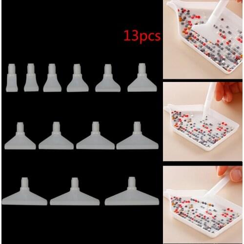 13Pc DIY Diamond Painting Replacement Pen Heads CrossStitch Quick Fix Pen Embroidery Point Drill Crafts Quickly adjust point pen