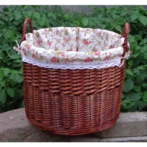 2017 Extra large manual cane weaving laundry basket