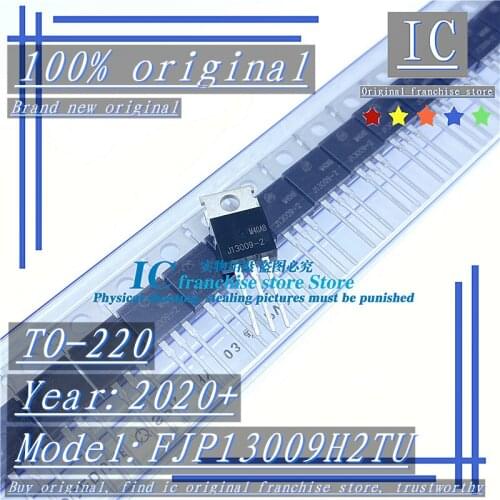 2020+ 100% Brand new original 10PCS FJP13009H2TU J13009-2 TO-220 12A 400V power tube transistor
