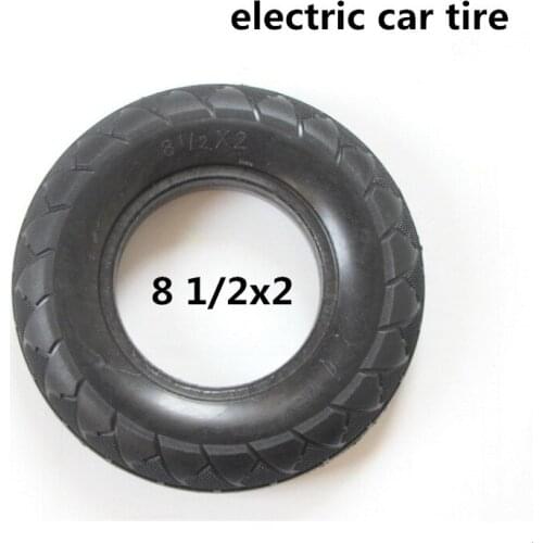 8 1/2X2 Electric Scooter Tire Vacuum Solid Tyres for 8 1/2*2 Electric Skateboard and Baby Stroller 8.5 X 2 Scooter Tire