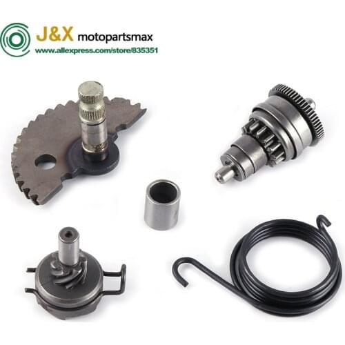 Free shipping GY6 50 80 100 139qma 139qmb Kick Start Idiler Gear Clutch Kick Starter Springs For 4 Stroke Moped Scooter ATV