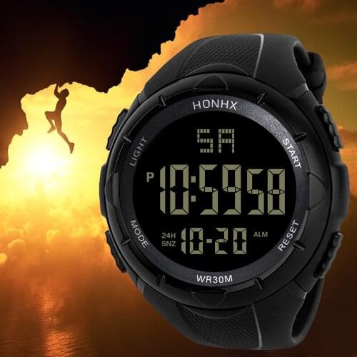 Mens luxury brand analog digital military sports LED waterproof watch camouflage outdoor watch male Relogio digital Masculino