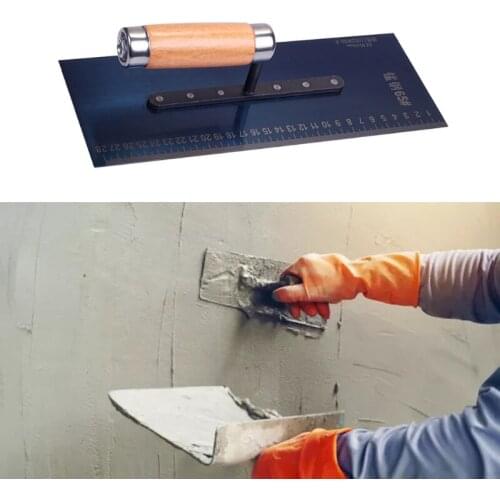 G5AB Durable Stainless Steel Plastering Trowel 28x11x11.5cm Plastering Trowel Scale Anti-corrosion 28x10x11cm Trowelin Handle