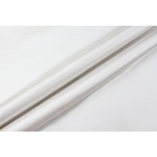 Howmay pure silk fabric stretch satin charmeuse 19m/m 108cm 42" unbleached white for dress womens clothes shirt