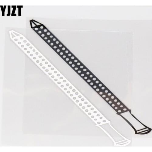 YJZT 15.0CM×14.6CM Personalized Car Stickers Battle Weapon Mace Creative Vinyl Body Decoration Decals 1C-0152