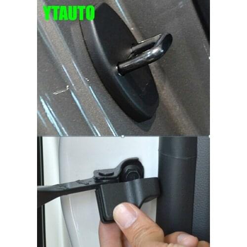Auto door lock buckle cover,door check protecting caover for Skoda Fabia, rapid, superb,yeti,8pcs/lot,car styling